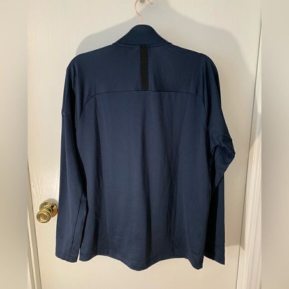 Nike EUC navy blue Dri-Fit vapor 1/2 zip golf pullover Size Medium - Picture 3 of 4
